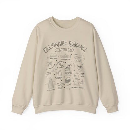 Bookish Billionaire Romance Tropes Sweatshirt