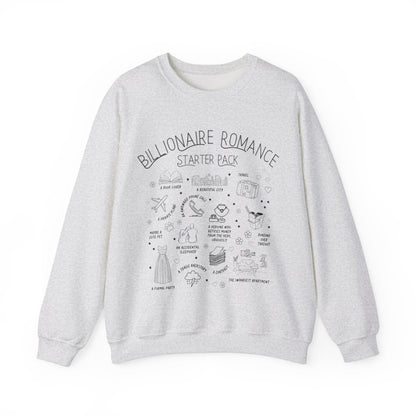 Bookish Billionaire Romance Tropes Sweatshirt