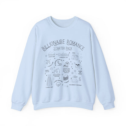 Bookish Billionaire Romance Tropes Sweatshirt