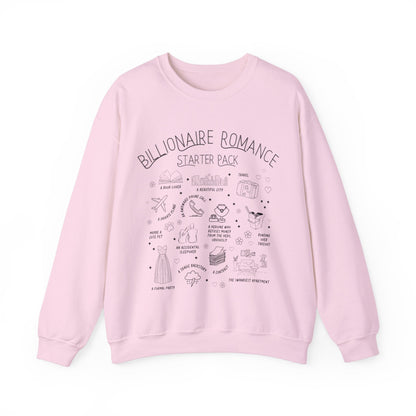 Bookish Billionaire Romance Tropes Sweatshirt