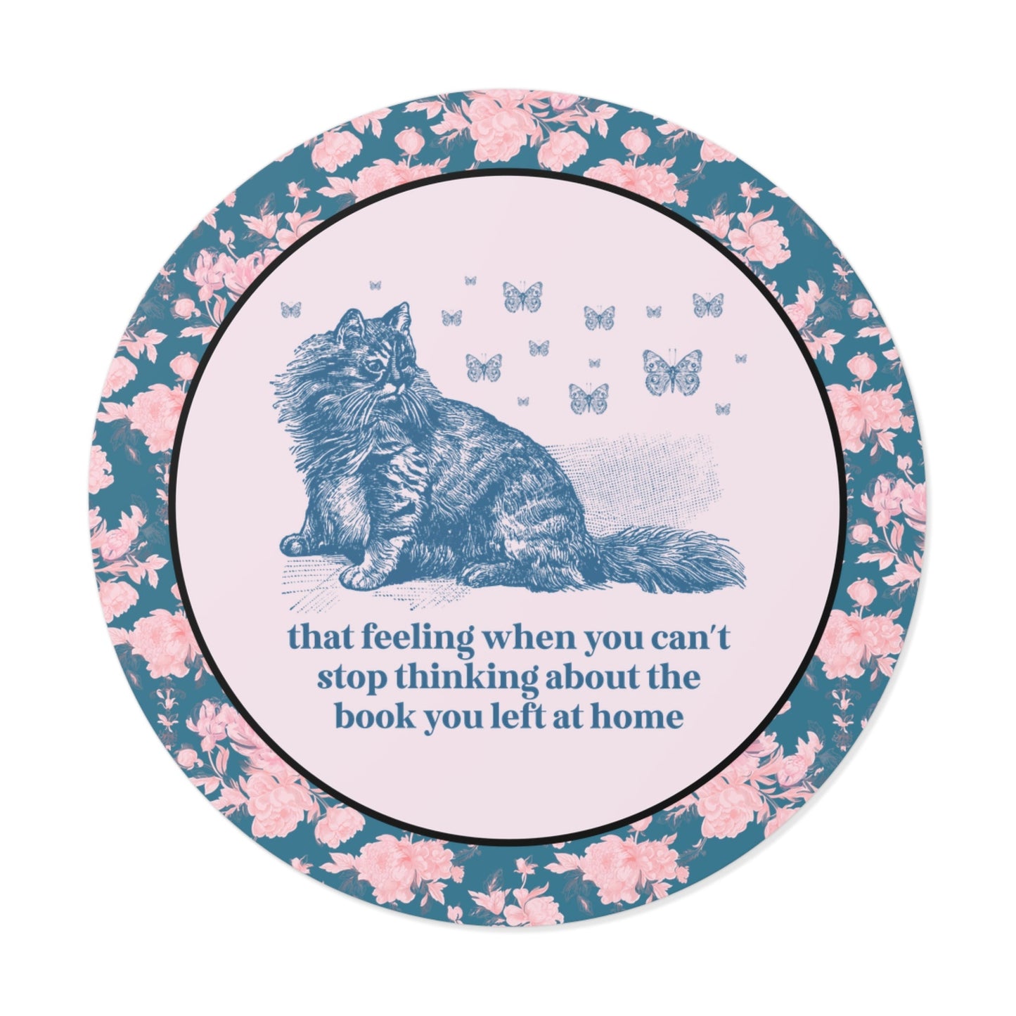 Bookish Cat Lover Sticker