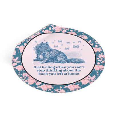 Bookish Cat Lover Sticker