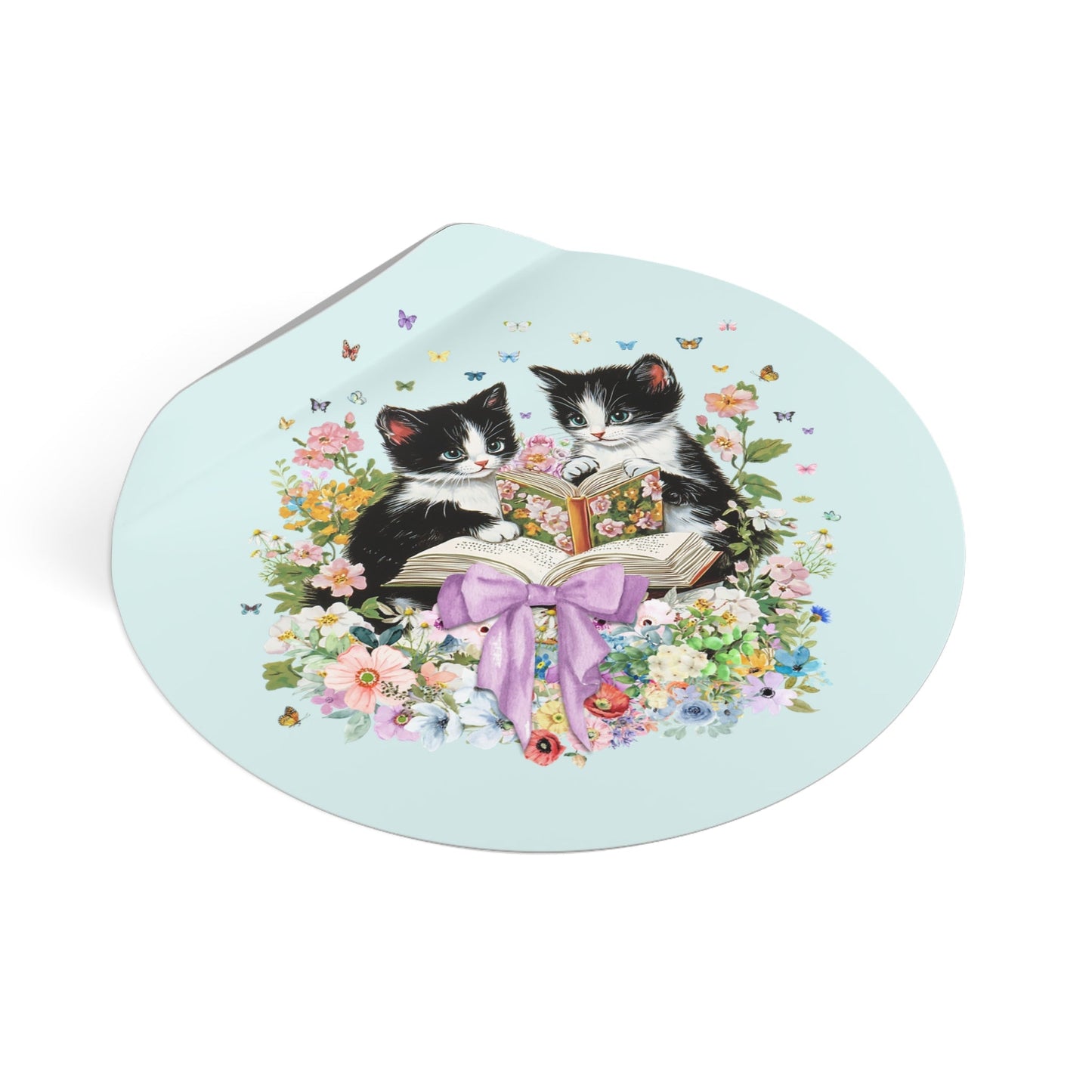 Bookish Cat Lover Sticker