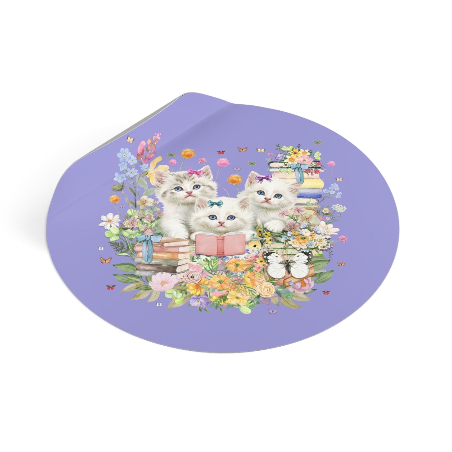 Bookish Cat Lover Sticker