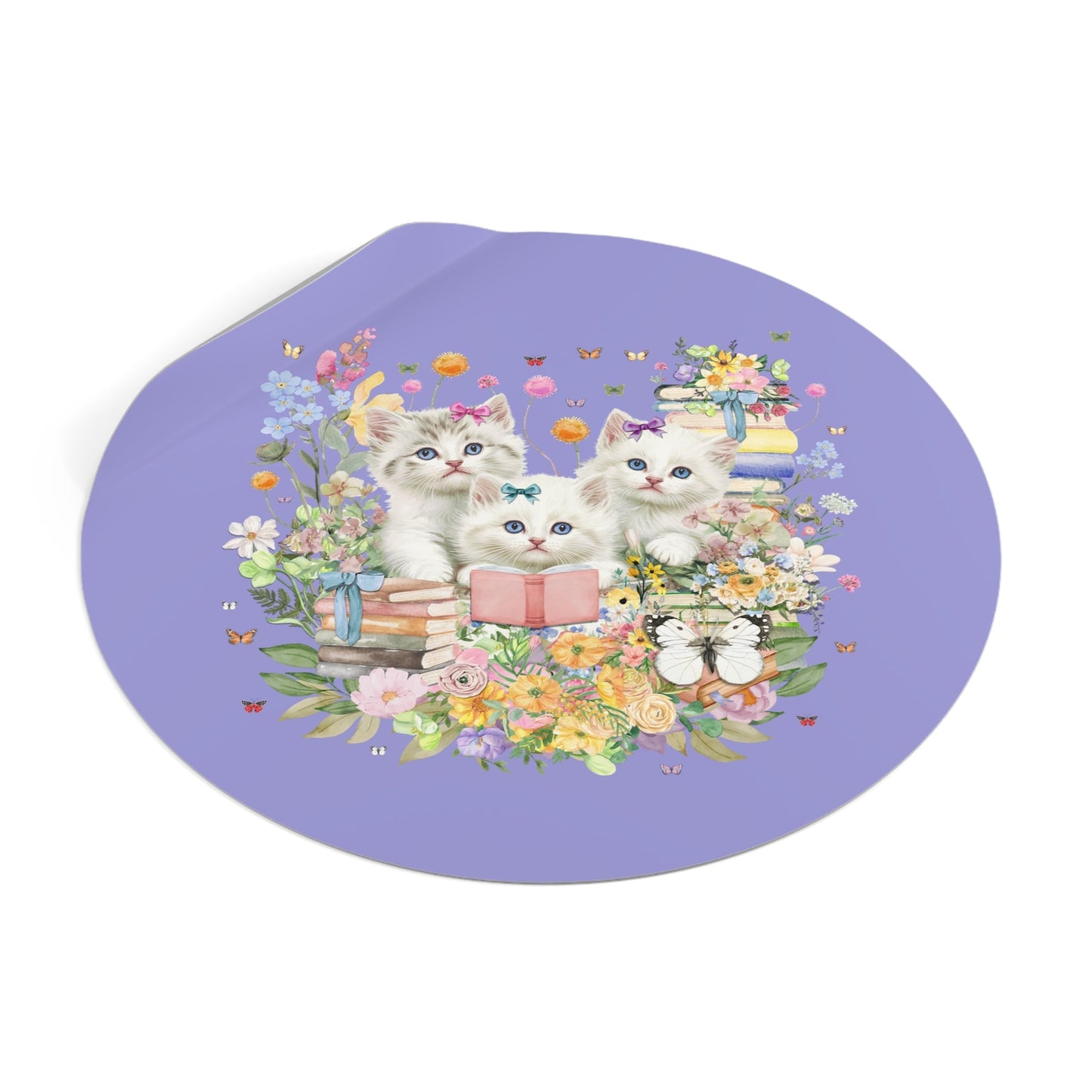 Bookish Cat Lover Sticker