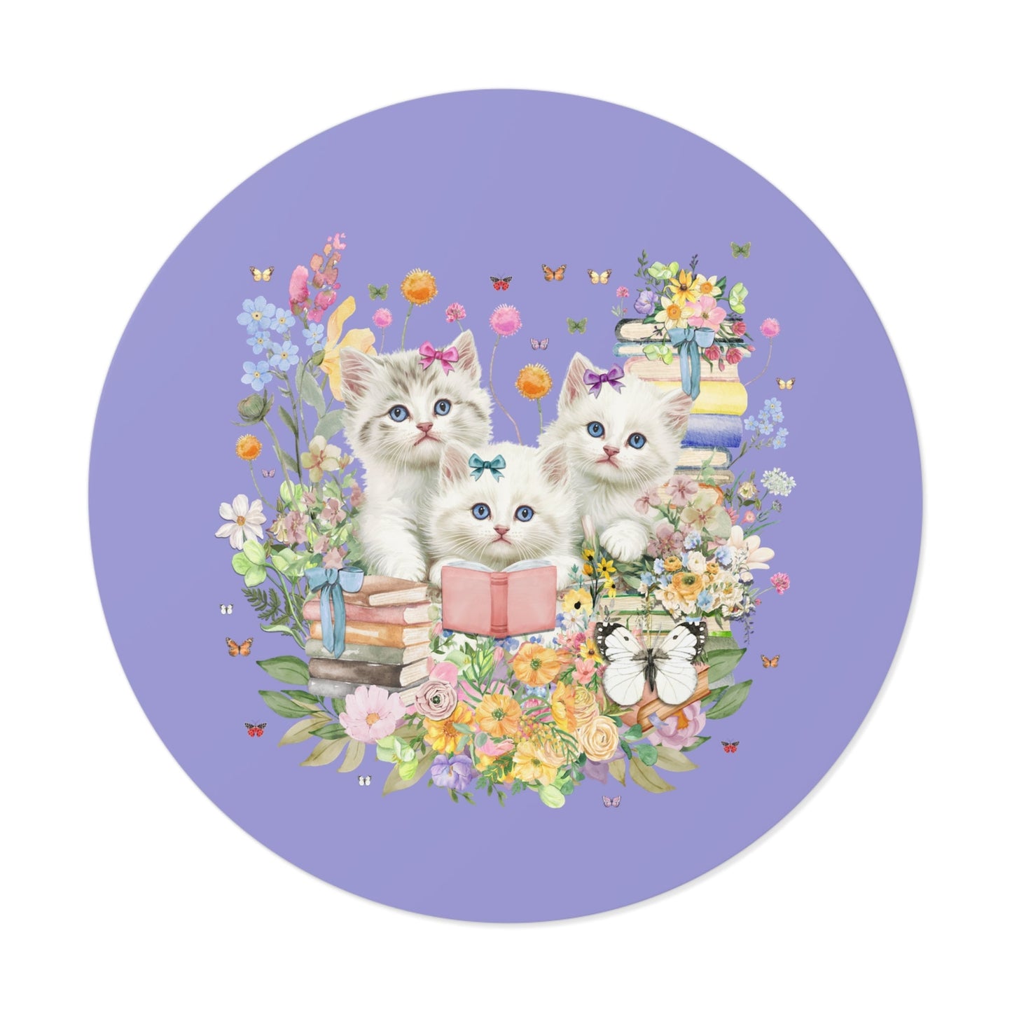 Bookish Cat Lover Sticker