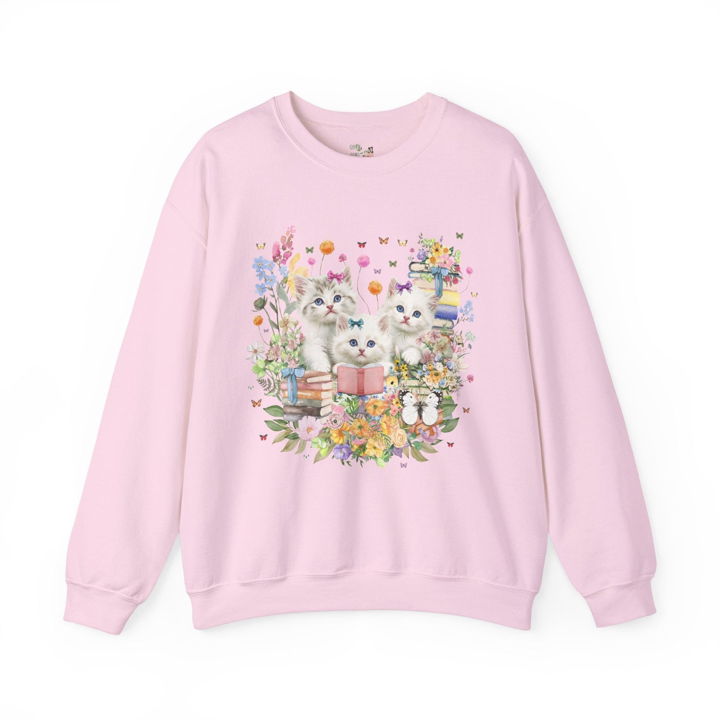 Bookish Cat Lover Sweatshirt