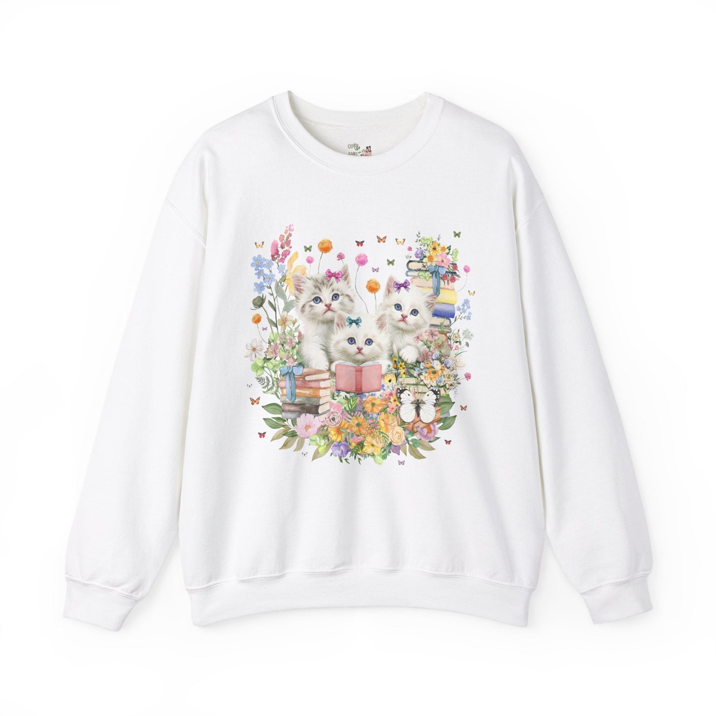 Bookish Cat Lover Sweatshirt