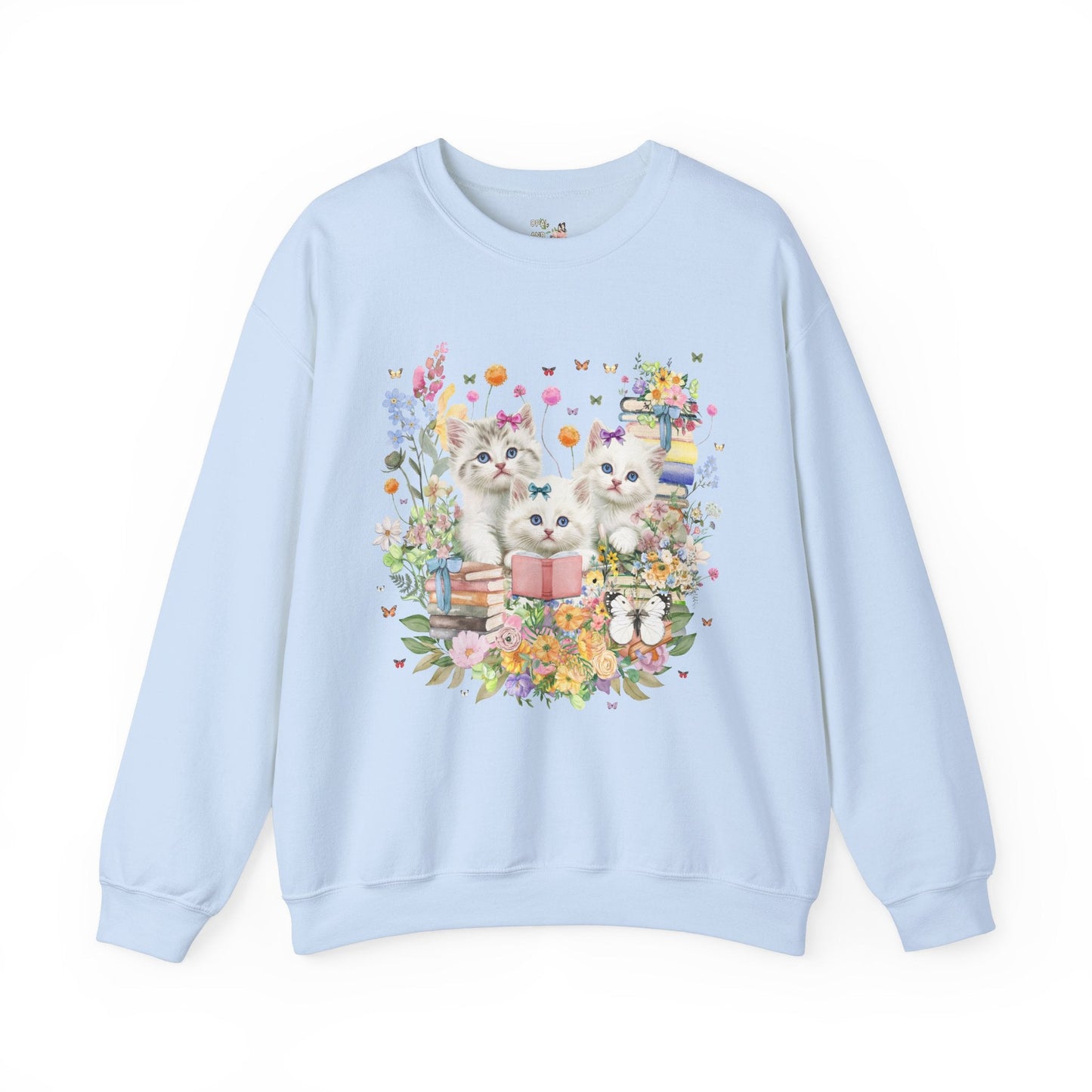 Bookish Cat Lover Sweatshirt