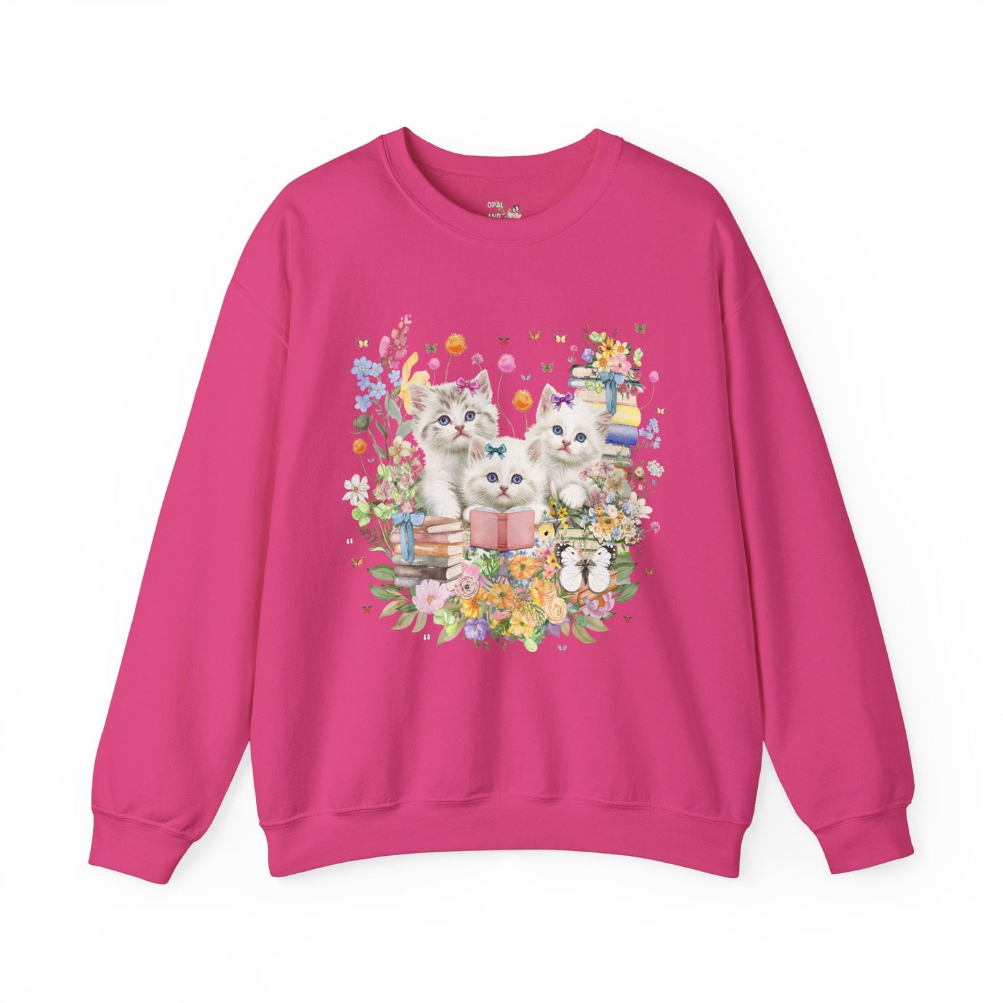 Bookish Cat Lover Sweatshirt