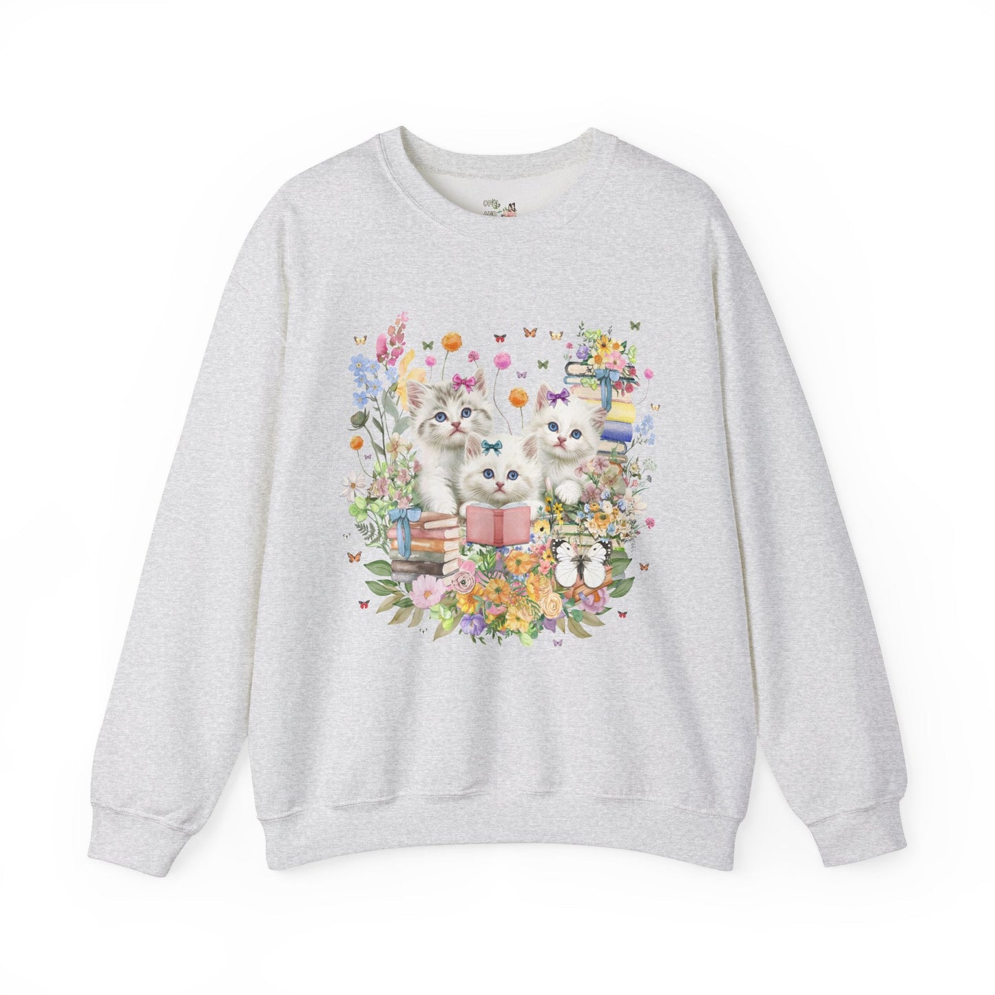 Bookish Cat Lover Sweatshirt