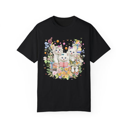 Bookish Cat Lover Tee
