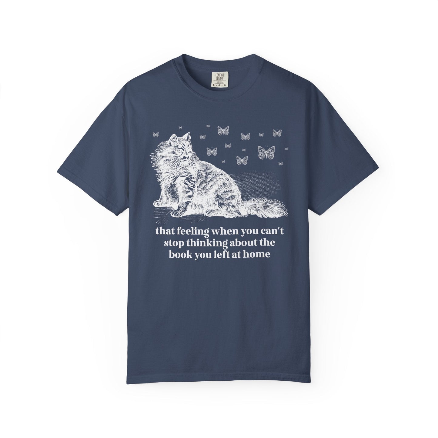 Bookish Cat Lover Tee