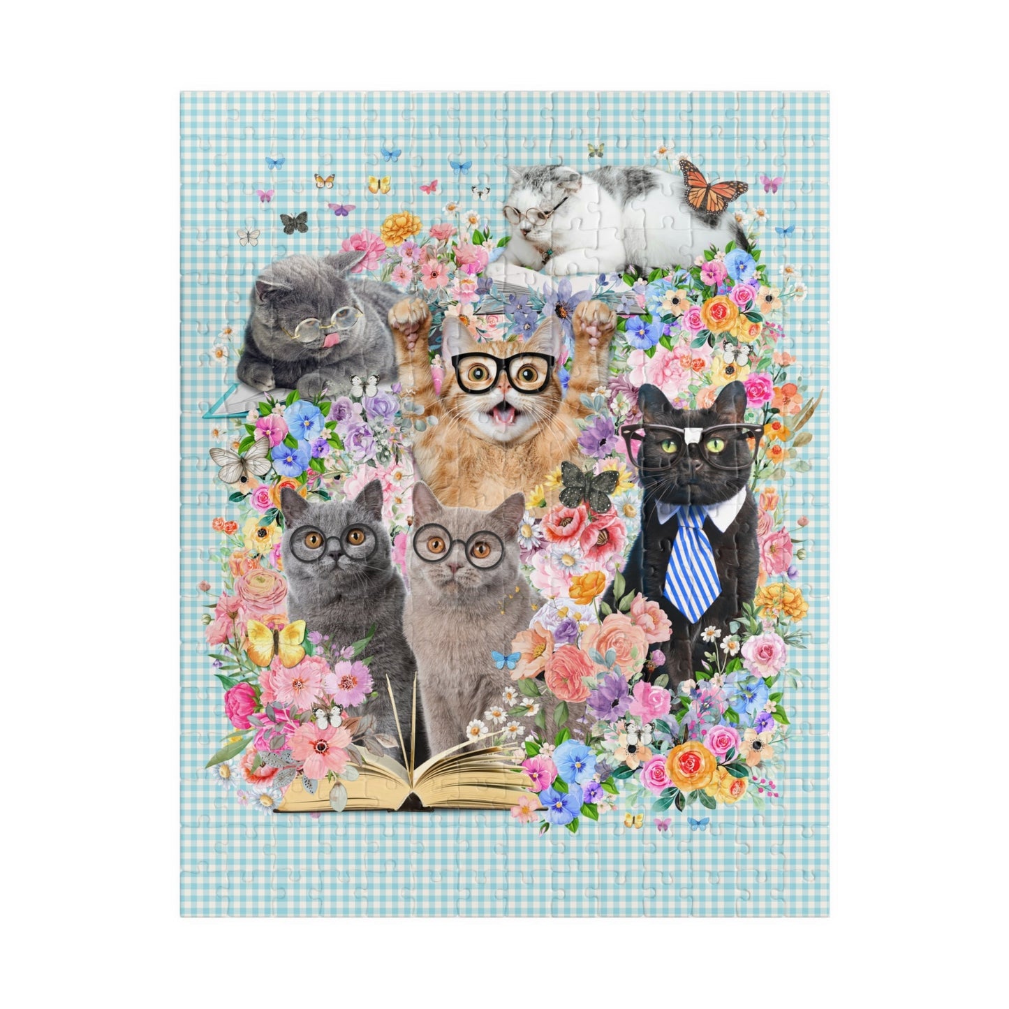 Bookish Cat Teacher Puzzle