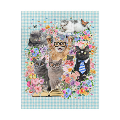 Bookish Cat Teacher Puzzle