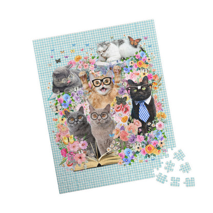 Bookish Cat Teacher Puzzle