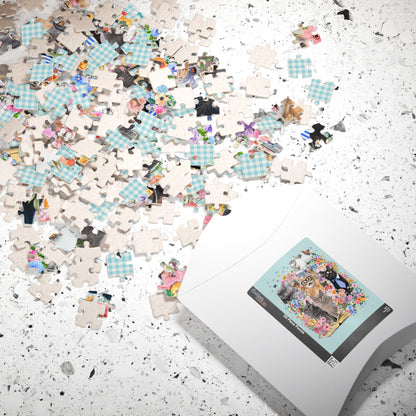Bookish Cat Teacher Puzzle