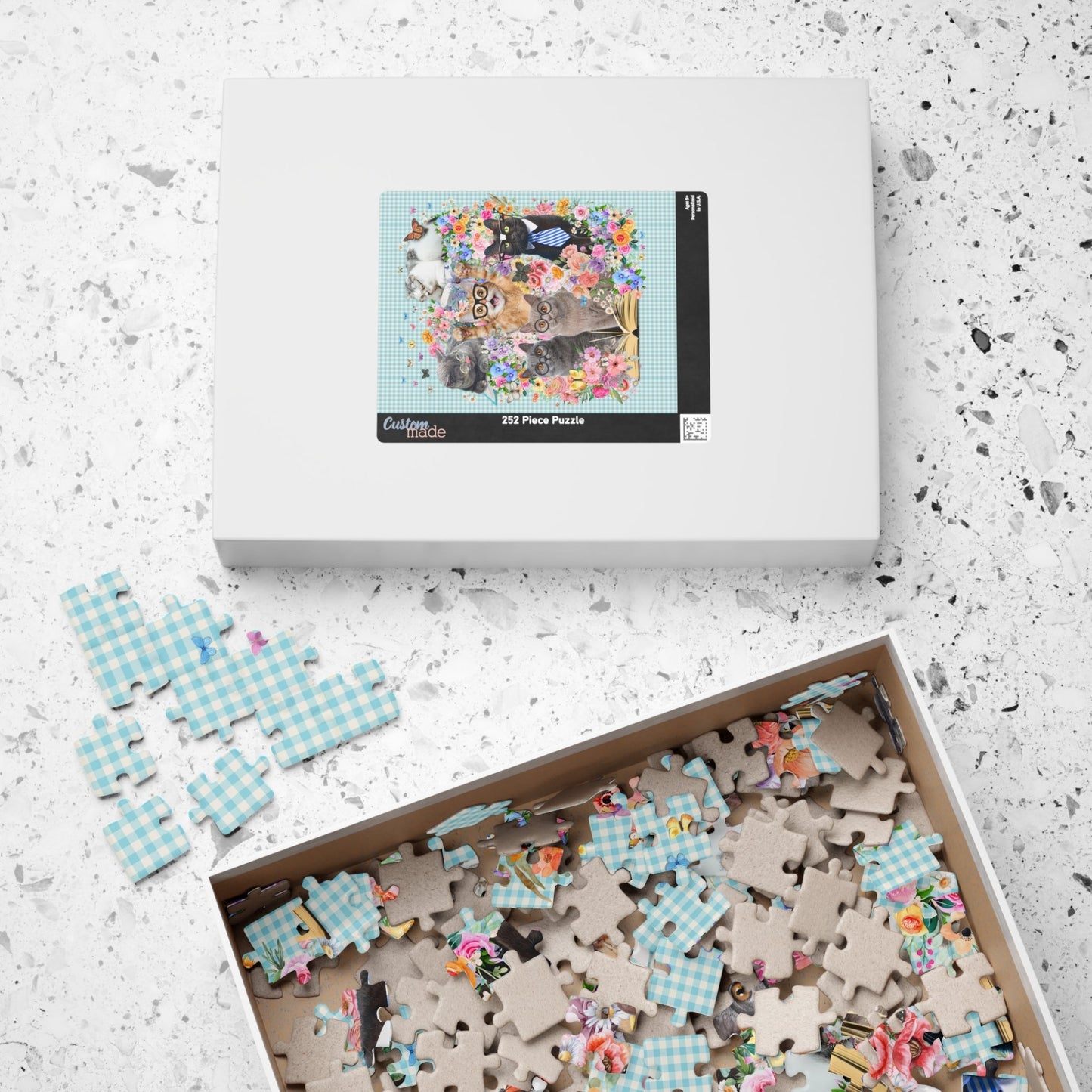 Bookish Cat Teacher Puzzle