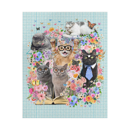 Bookish Cat Teacher Puzzle