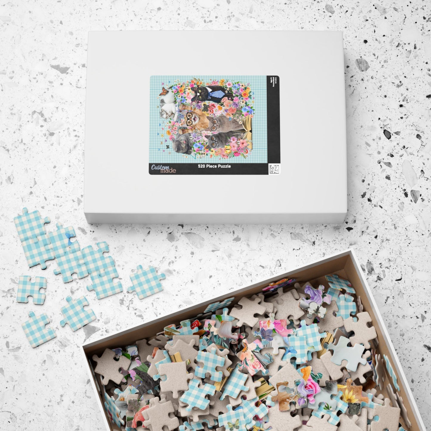 Bookish Cat Teacher Puzzle