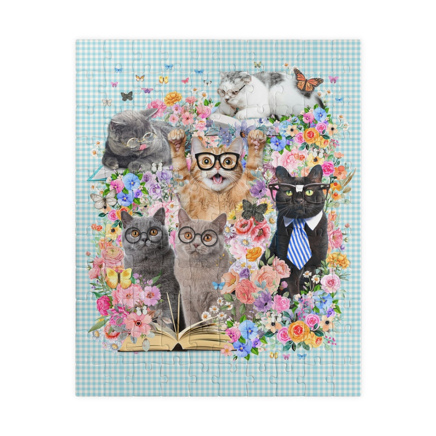 Bookish Cat Teacher Puzzle