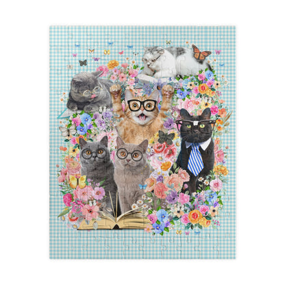 Bookish Cat Teacher Puzzle