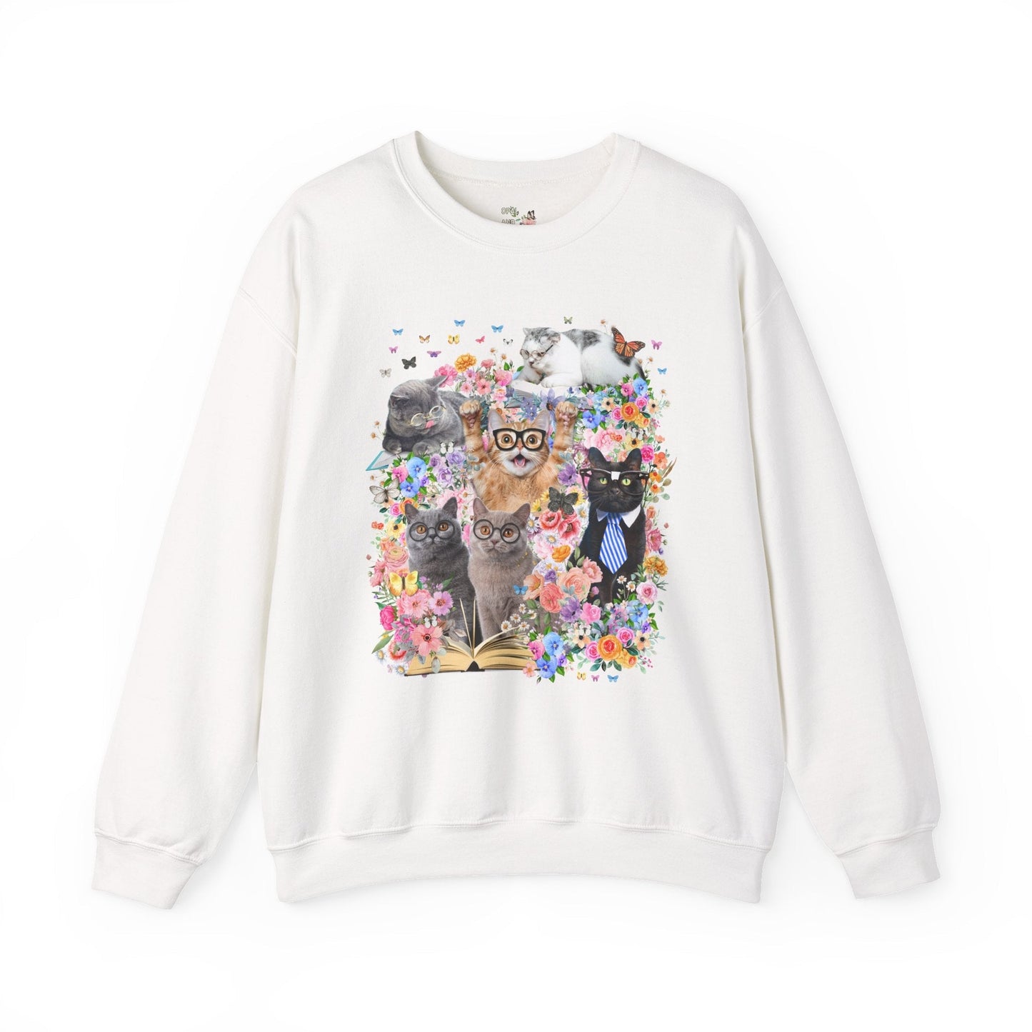 Bookish Cat Teacher Sweatshirt