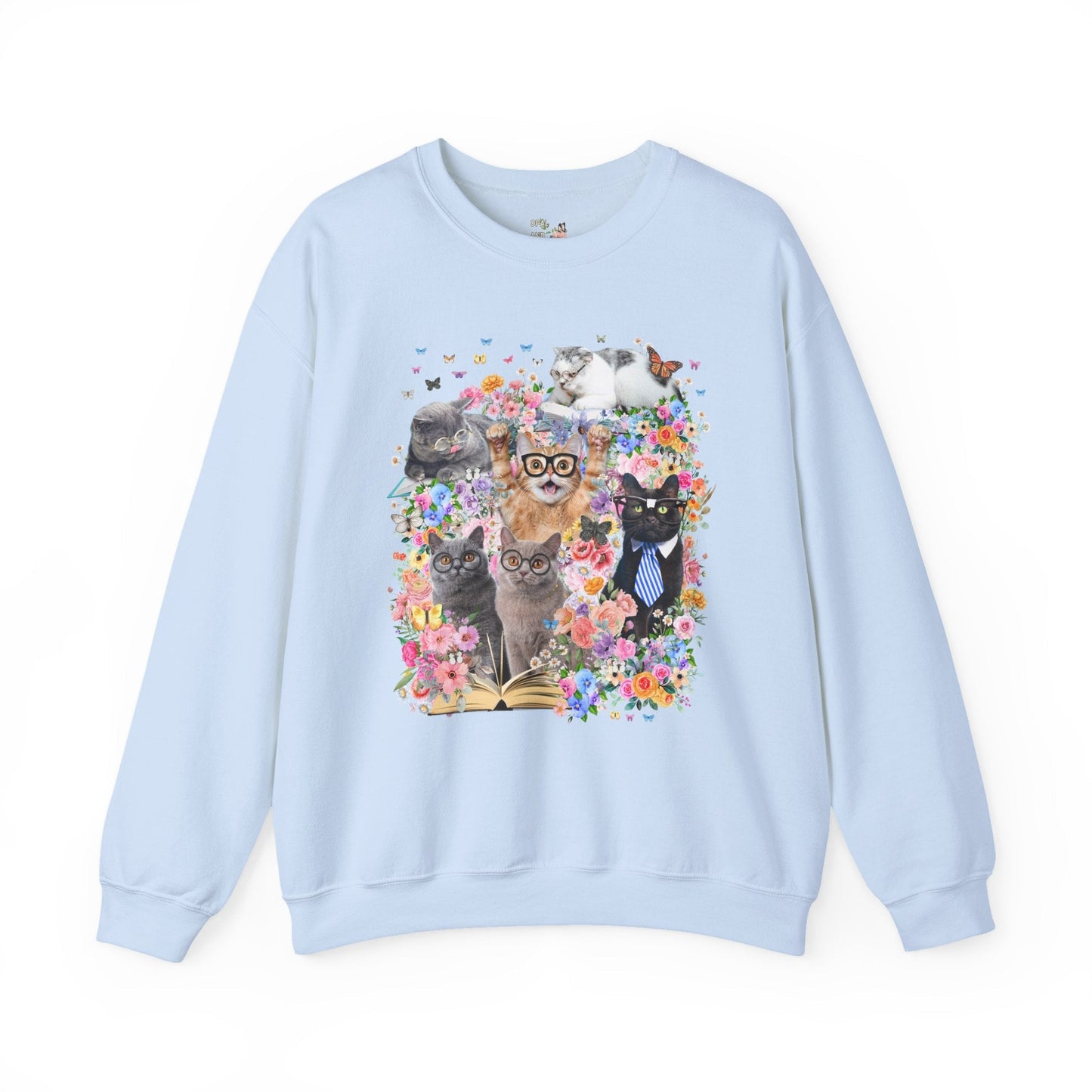Bookish Cat Teacher Sweatshirt