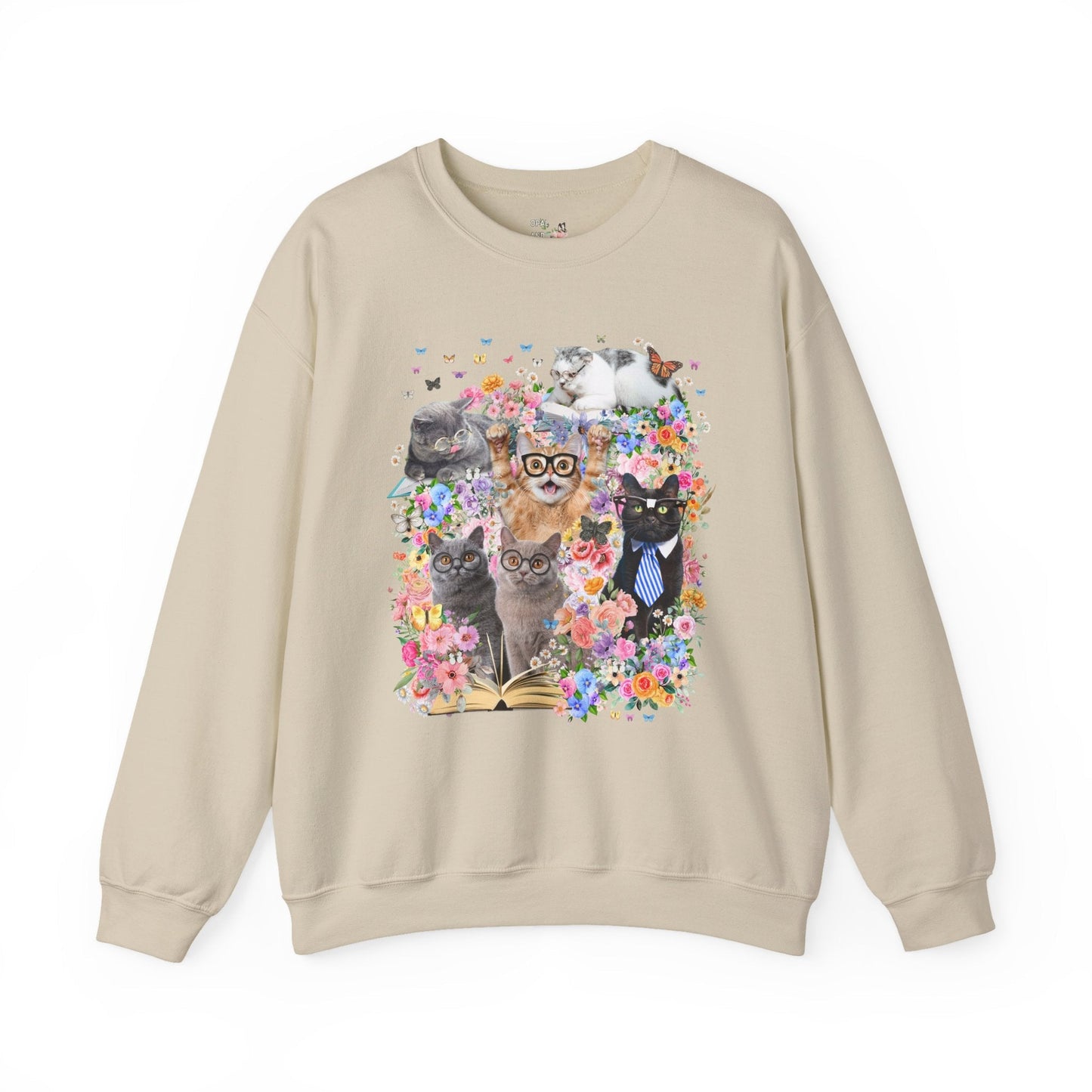 Bookish Cat Teacher Sweatshirt