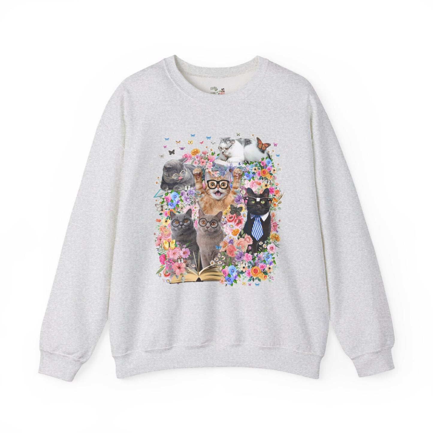 Bookish Cat Teacher Sweatshirt