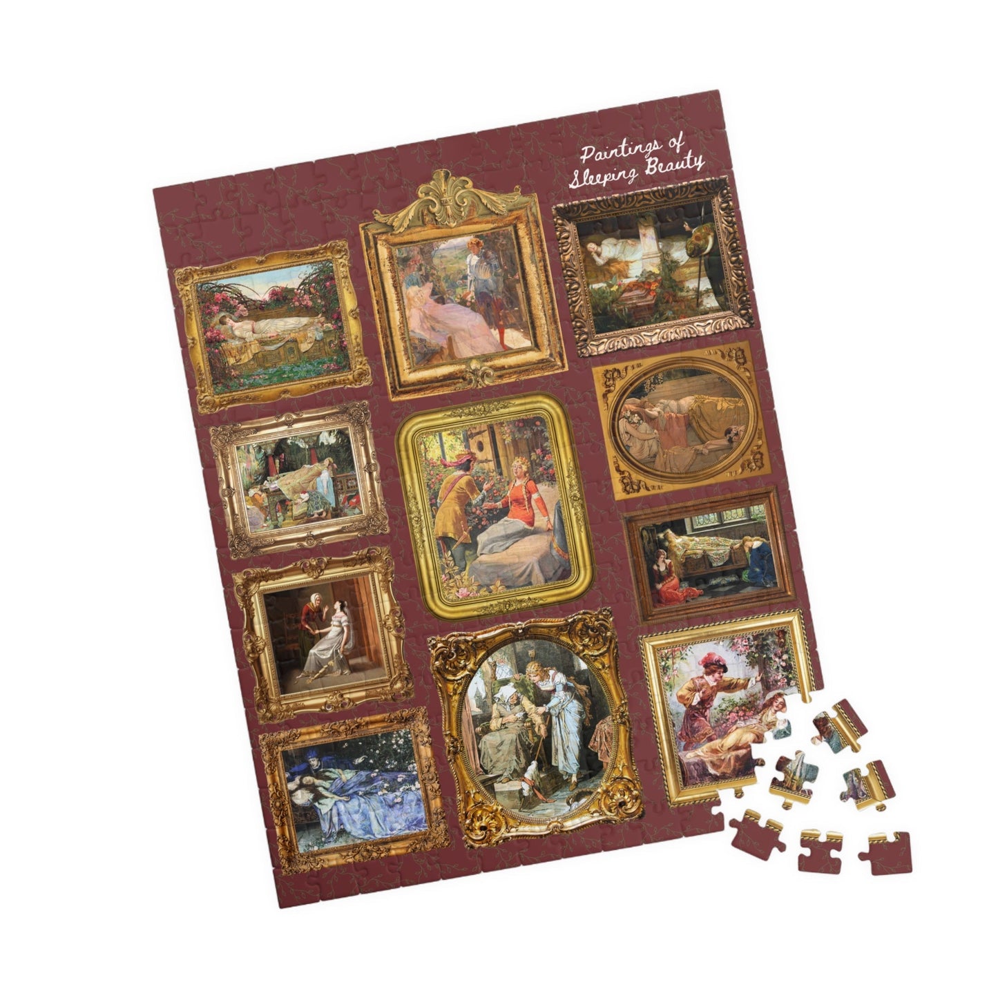 Bookish Fairy Tale Art History Puzzle: Paintings of Sleeping Beauty