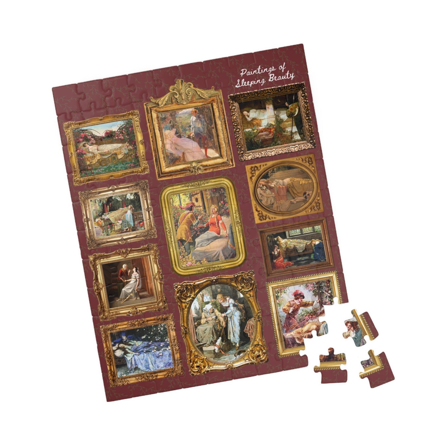 Bookish Fairy Tale Art History Puzzle: Paintings of Sleeping Beauty
