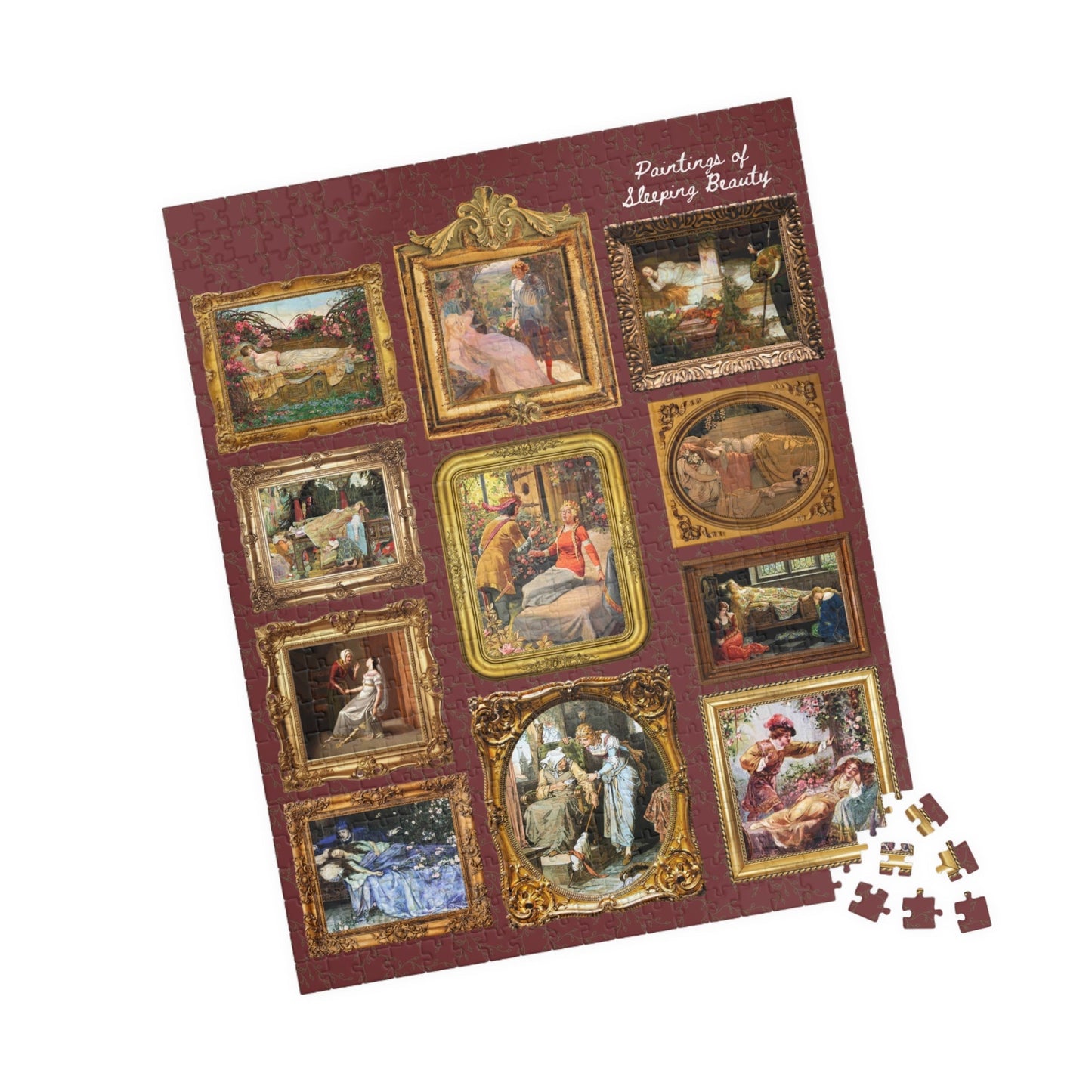 Bookish Fairy Tale Art History Puzzle: Paintings of Sleeping Beauty