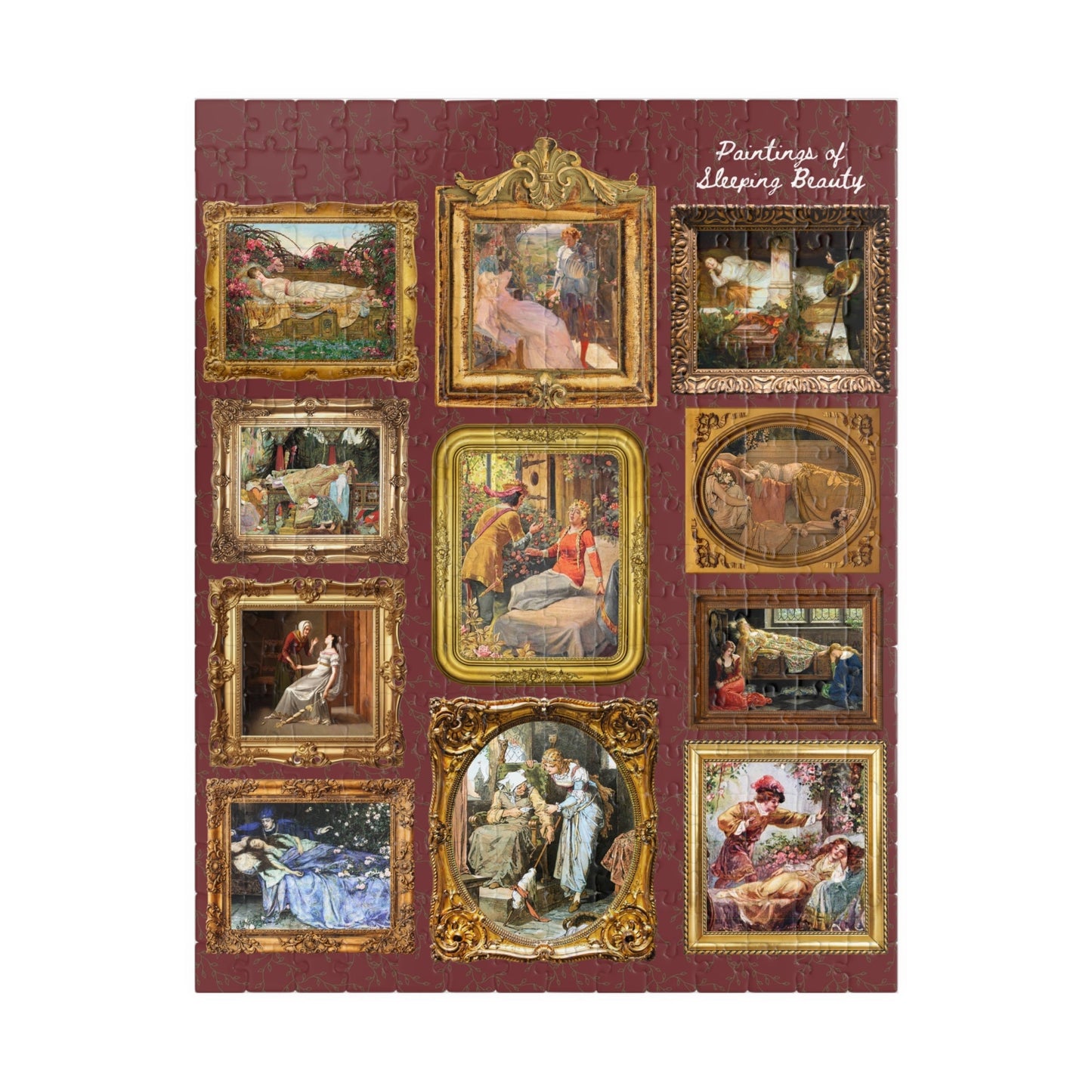Bookish Fairy Tale Art History Puzzle: Paintings of Sleeping Beauty