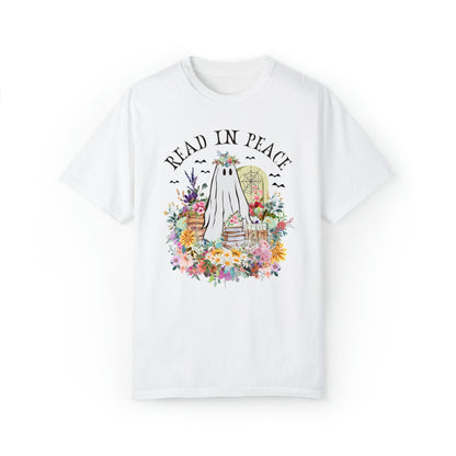 Bookish Floral Ghost Tee Shirt