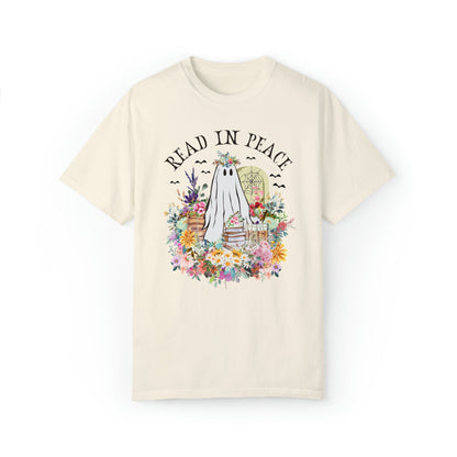Bookish Floral Ghost Tee Shirt