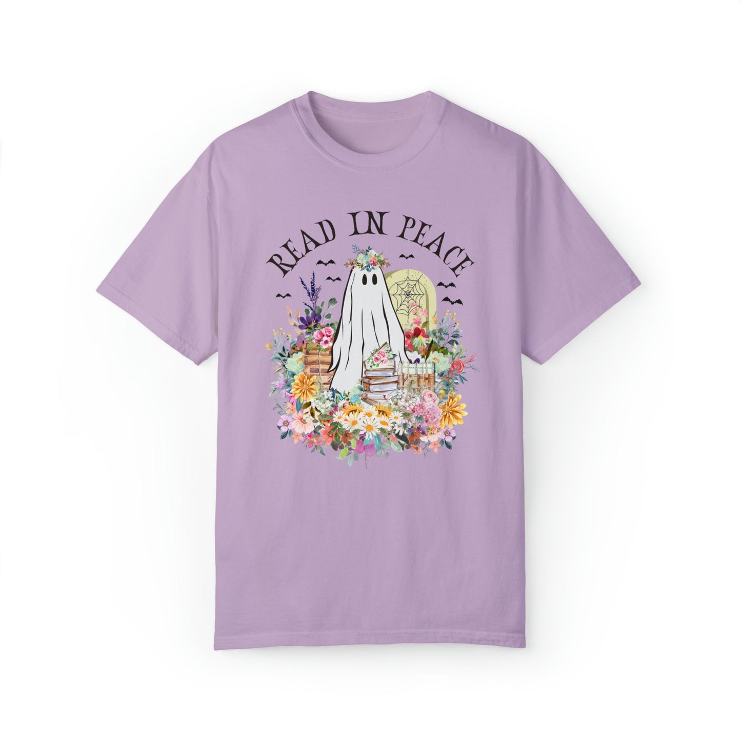 Bookish Floral Ghost Tee Shirt