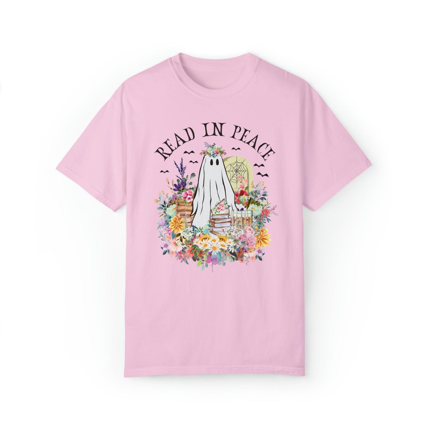 Bookish Floral Ghost Tee Shirt