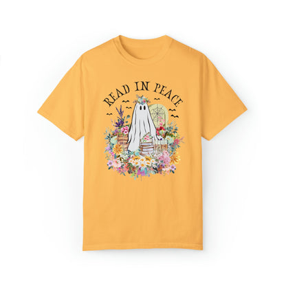 Bookish Floral Ghost Tee Shirt