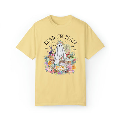 Bookish Floral Ghost Tee Shirt