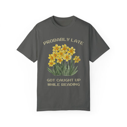 Bookish Floral Tee Shirt