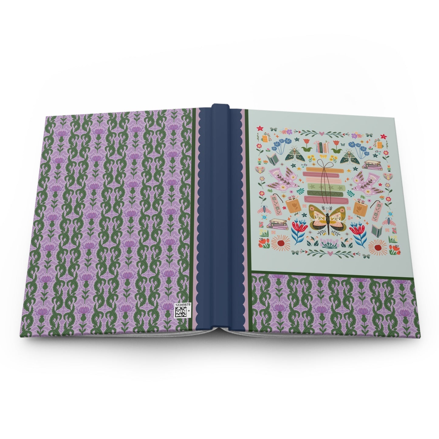 Bookish Folk Art Notebook