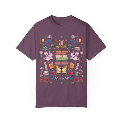 Bookish Folk Art Tee