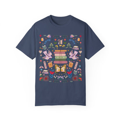 Bookish Folk Art Tee