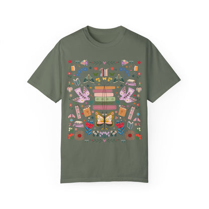 Bookish Folk Art Tee