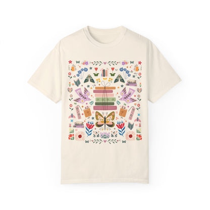 Bookish Folk Art Tee