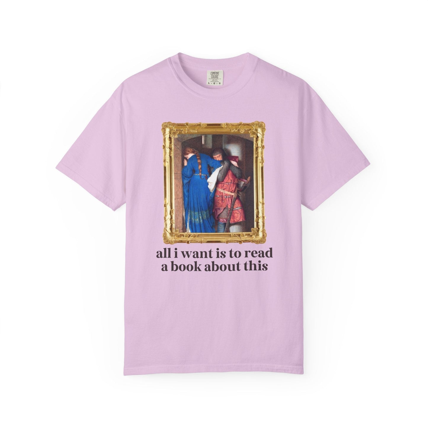Bookish Forbidden Love Art History Tee Shirt