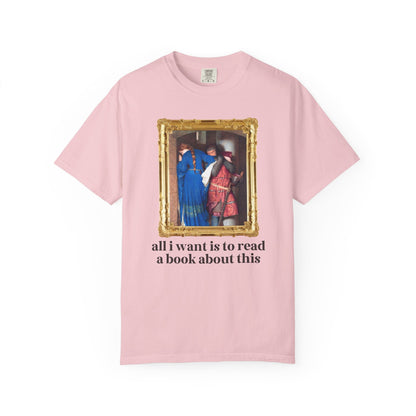 Bookish Forbidden Love Art History Tee Shirt