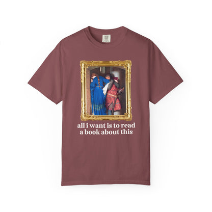 Bookish Forbidden Love Art History Tee Shirt
