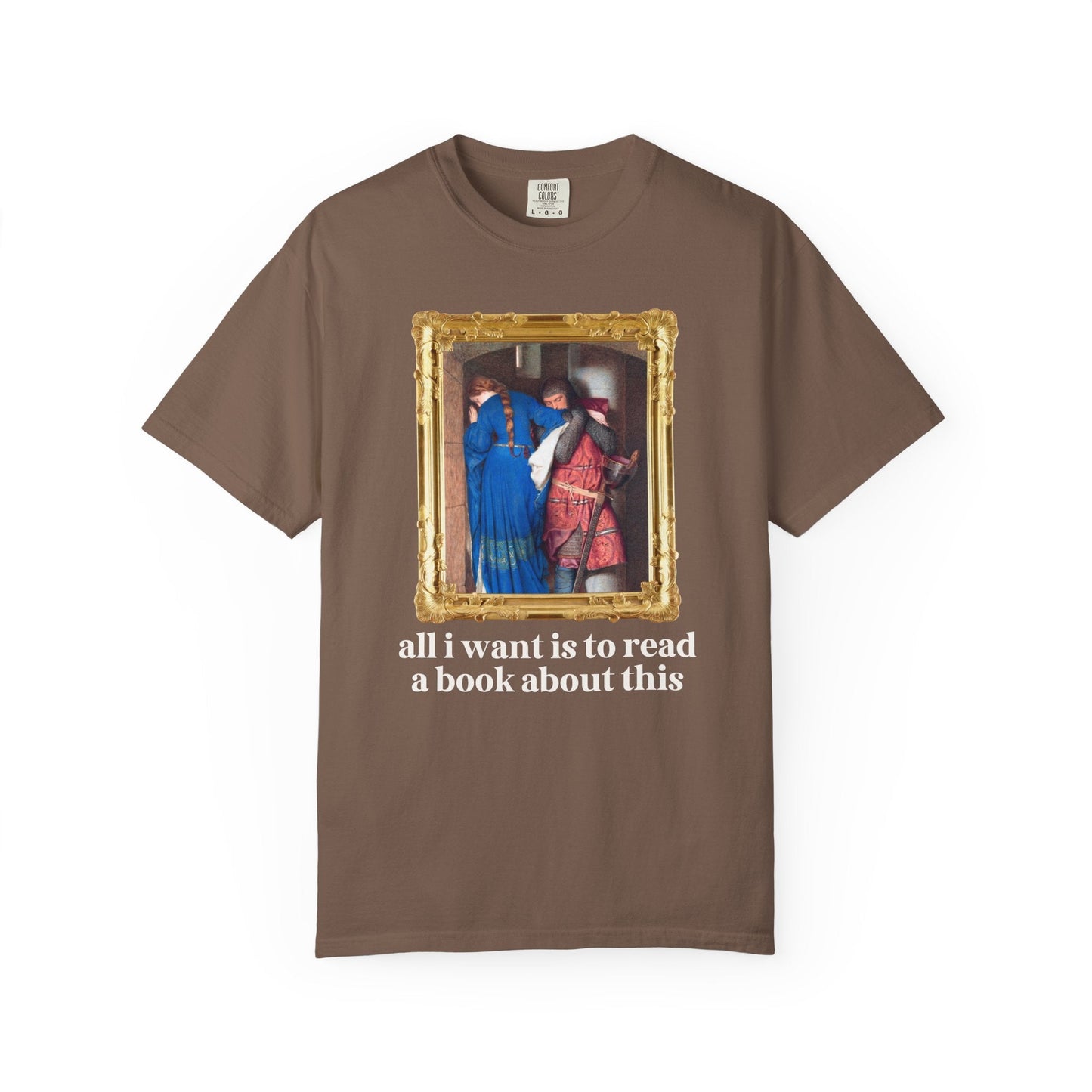 Bookish Forbidden Love Art History Tee Shirt